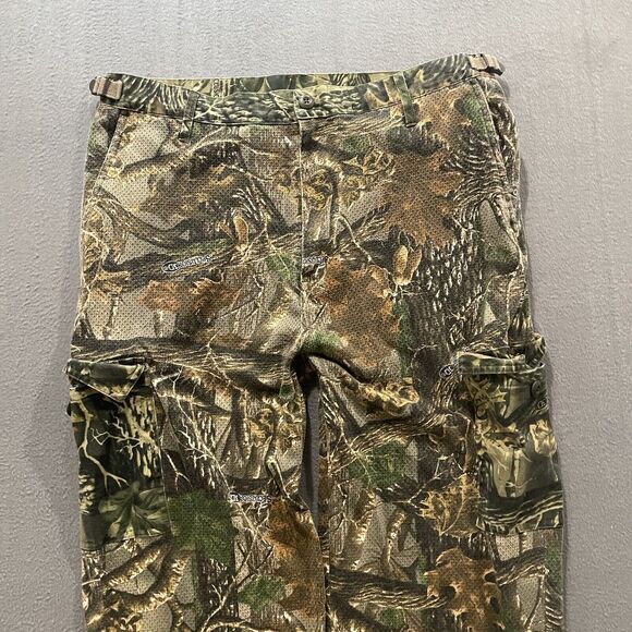 Cabelas Pants Mens Large Camouflage 3D Seclusion Cargo Perforated Hunting Skate - Picture 3 of 12